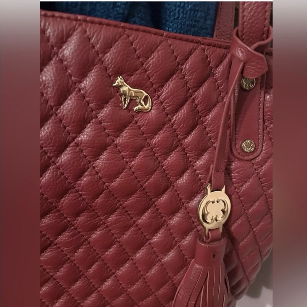 Emma Fox 100% leather tote.